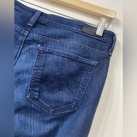 AG Adriano Goldshmied The Ballad Slim Boot Navy Blue size 31 - Picture 8 of 15